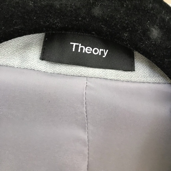 Theory light grey blazer - Picture 3 of 7